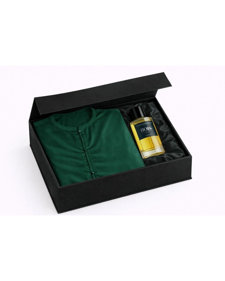 Coffret Qamis Sultan Noir / Doré