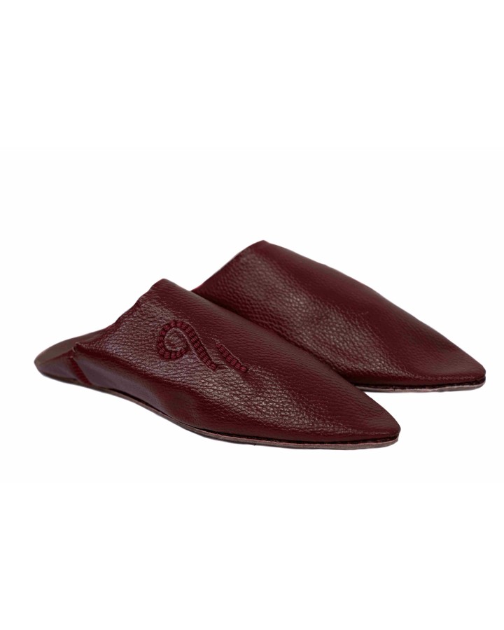 Man slippers - Grenat