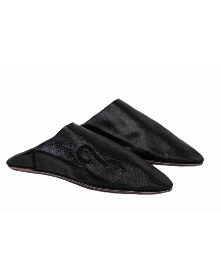 Babouche homme - Noir