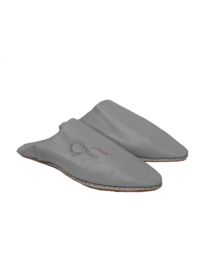 Babouche homme - Grenat