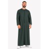 Qamis Emirati Vert Bouteille - Coton