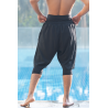 Sarouel de bain long - noir  - Wassat