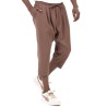 Pantaloni corti Classik in Tencel QTS1010 - marrone - Qabail