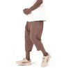 Klassiske capri-bukser i Tencel QTS1010 – brun – Qabail