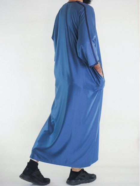Djellaba Homme Musulman Qamis Premium - Gandoura Caftan Style Marocain Confortable