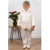 Jabador bambino 3 pezzi - Indumento per la circoncisione del bambino - Crema