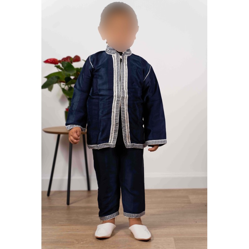 Jabador kind 3 stuks - Besnijdenis kledingstuk voor kinderen - Blauw