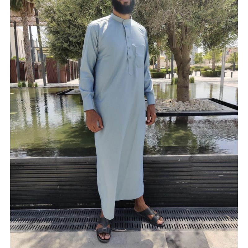 Water groen Saudi Qamis - Katoen