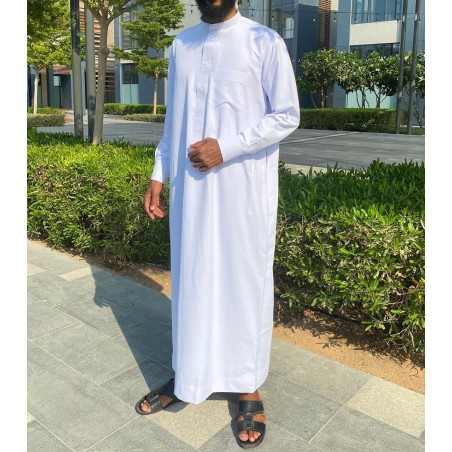 Qamis saudíes blancos - Algodón