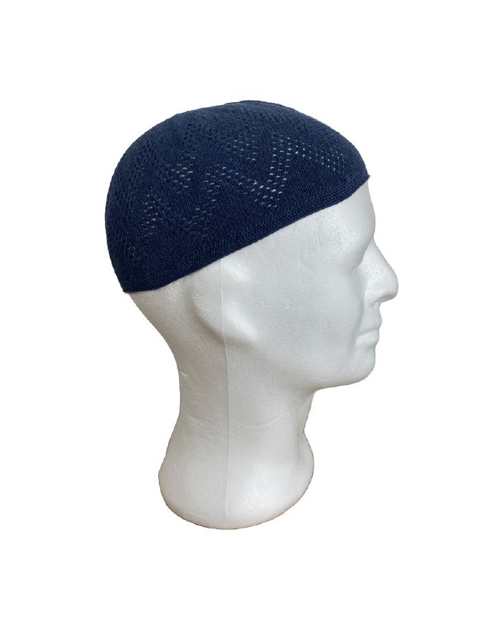 Chéchia simple bleu nuit