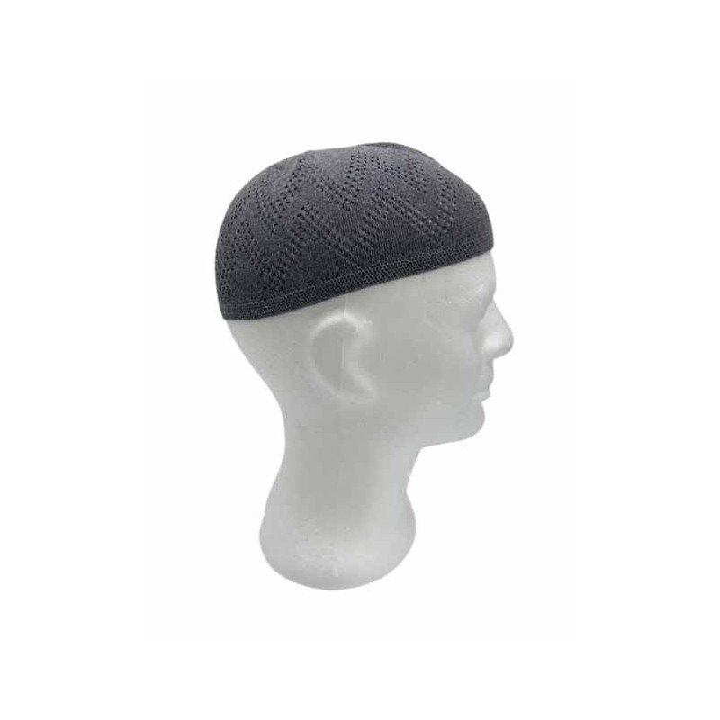 Fez simples cinzento-escuro