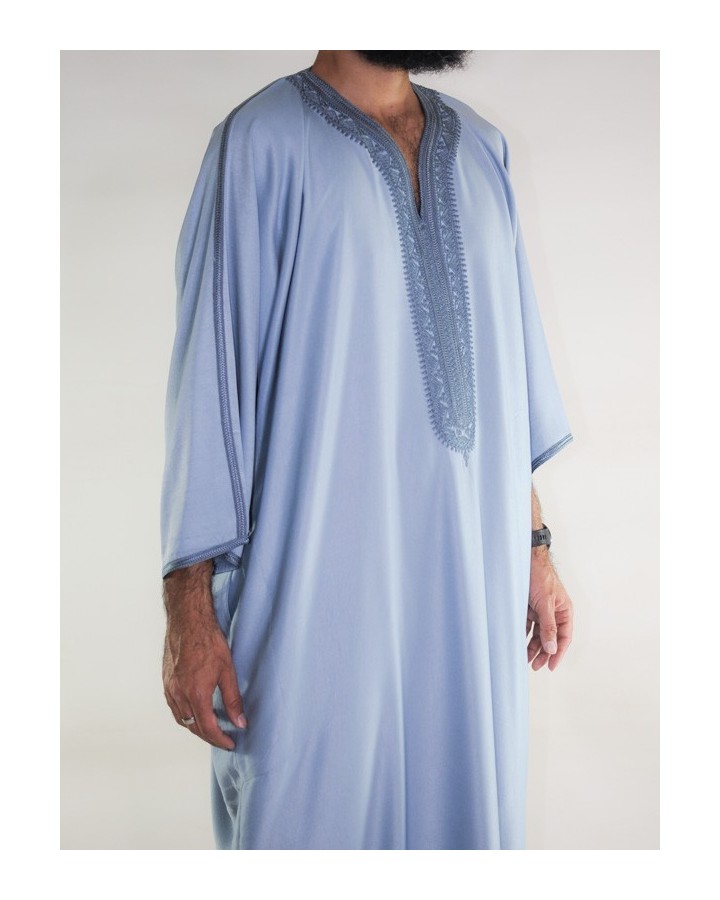 Amir Moroccan Gandoura - light grey