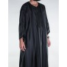 Gandoura Jawhara Marroquí - Negro / Bordado tono sobre tono