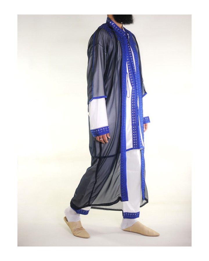 Jabador homme 3 Pièces - Blanc cassé et Bleu Marine