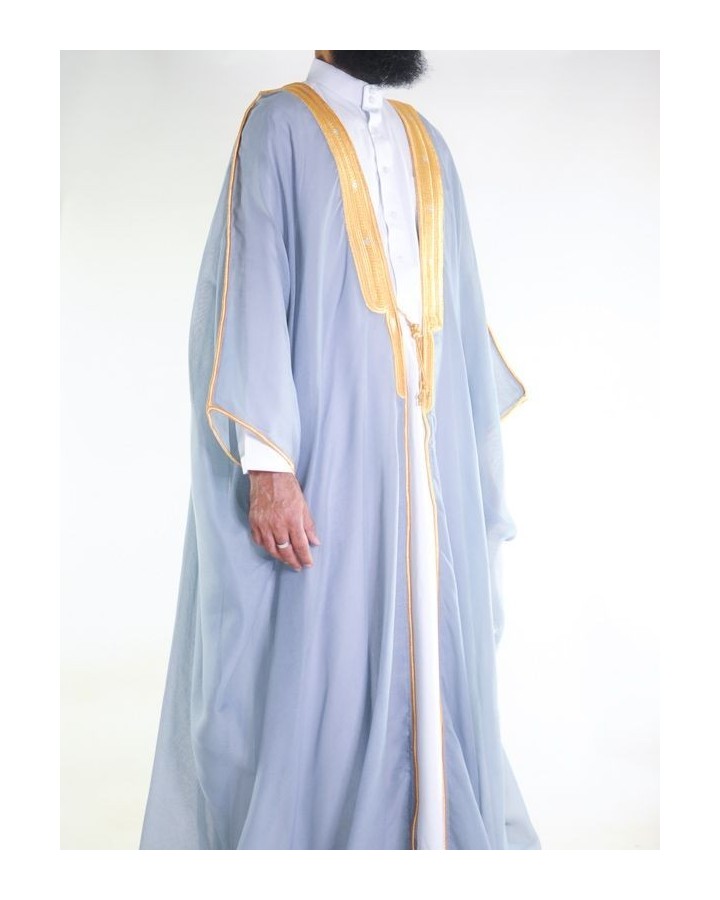 Lichtgrijs Saudi bisht
