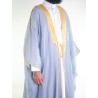 Bisht saoudien gris clair