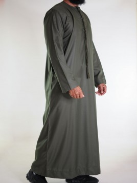 Emirati kaki Qamis - Katoen