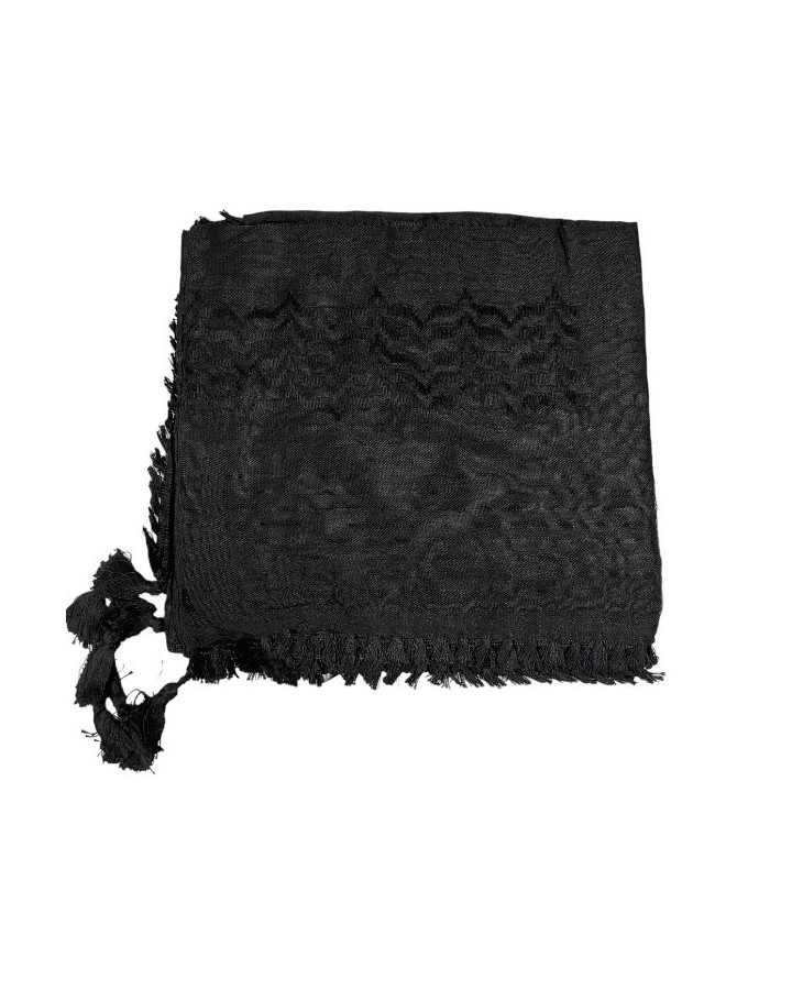 Keffieh (Ghutra) noir | L'accessoire du musulman par excellence