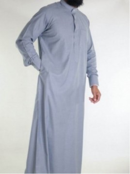 Lino saudita Qamis - grigio...