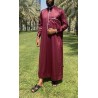 Qamis saudíes azul marino - Satin Precious