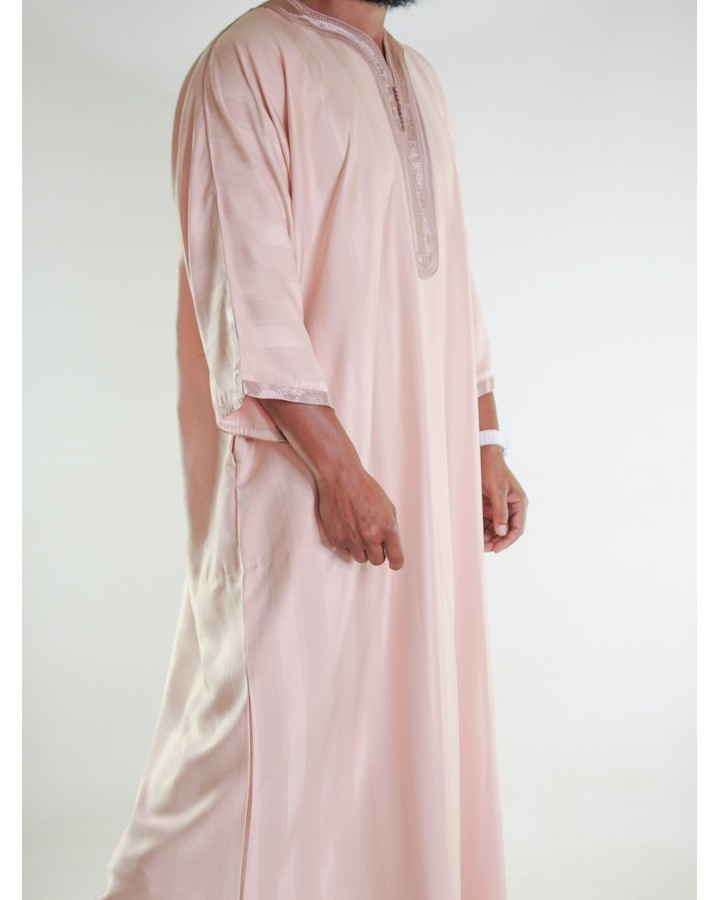 Gandoura marocaine jawhara - saumon