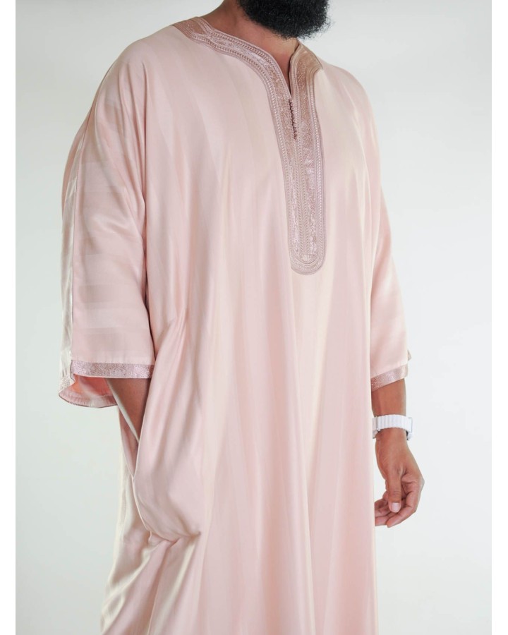 Gandoura marocaine jawhara - saumon