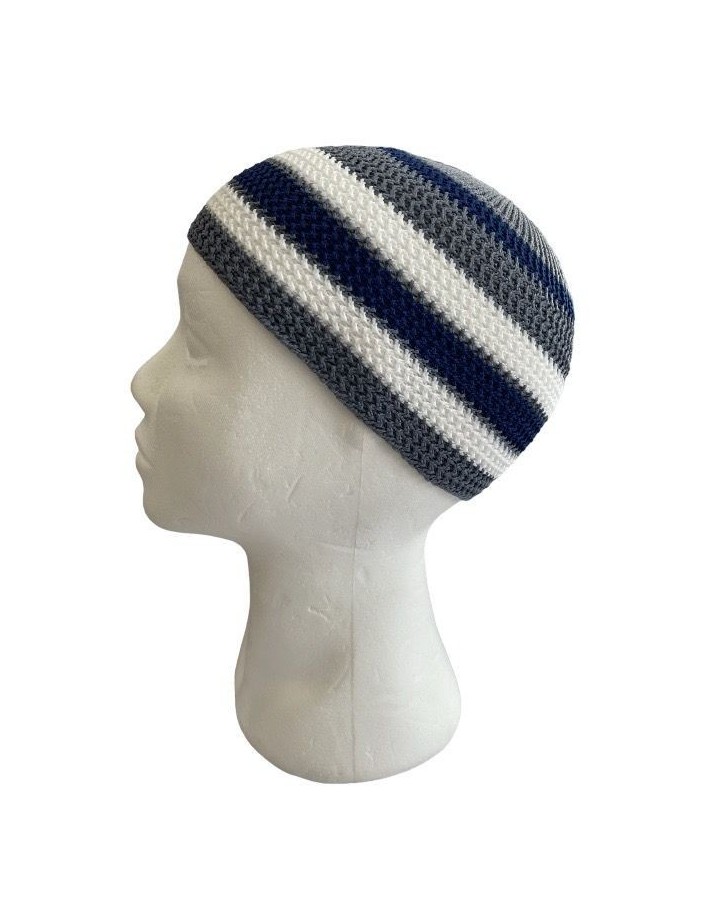 Gorro cinzento azul ref5