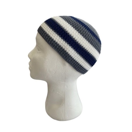 Gorro cinzento azul ref5