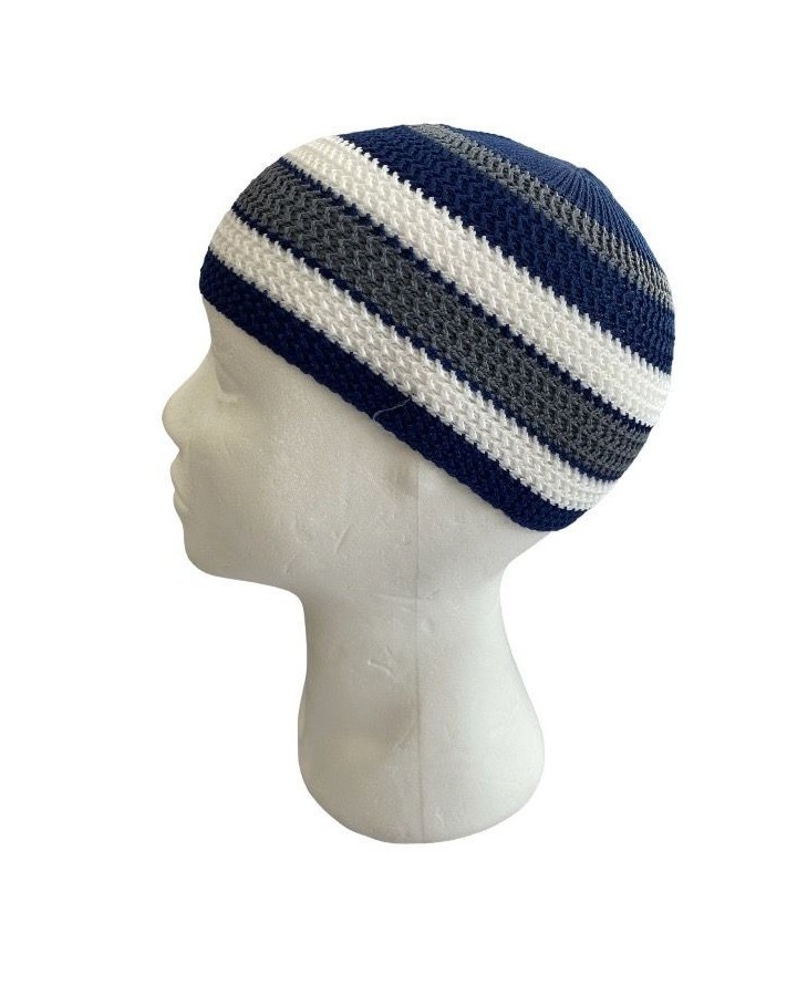 Gorro cinzento azul ref6