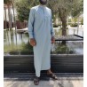 Qamis Saoudien Vert eau - Coton