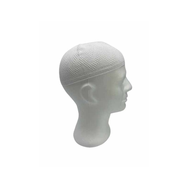 Chéchia enfant simple blanche