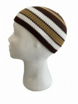 Beige brun mössa ref2