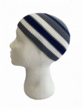 Berretto grigio blu ref5