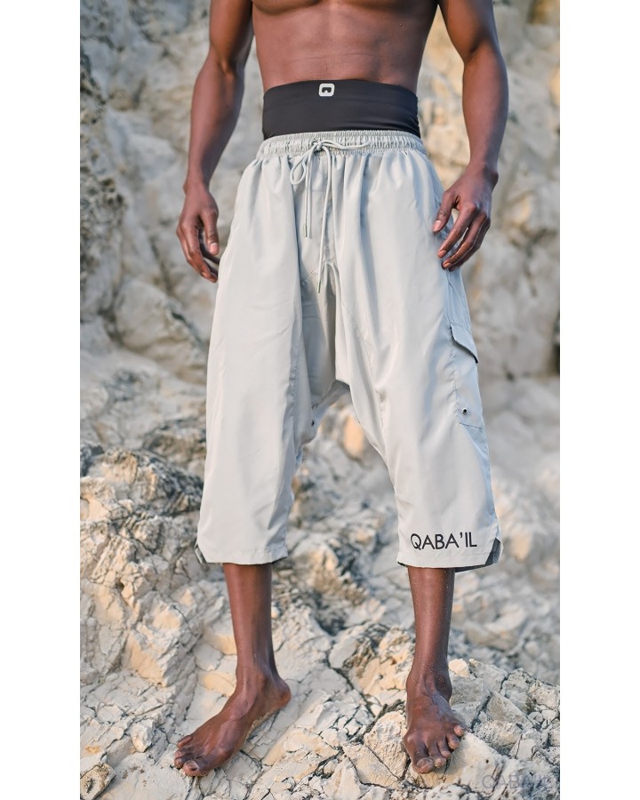 Sarouel de bain 5040 - gris - Qabail