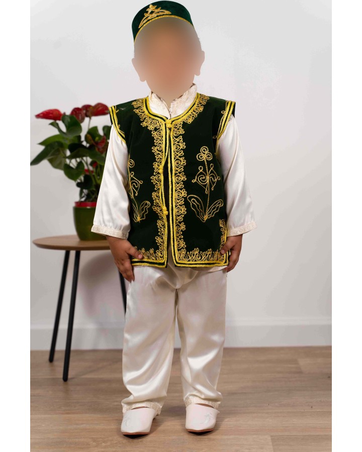 Tenue de circoncision enfant -  vert