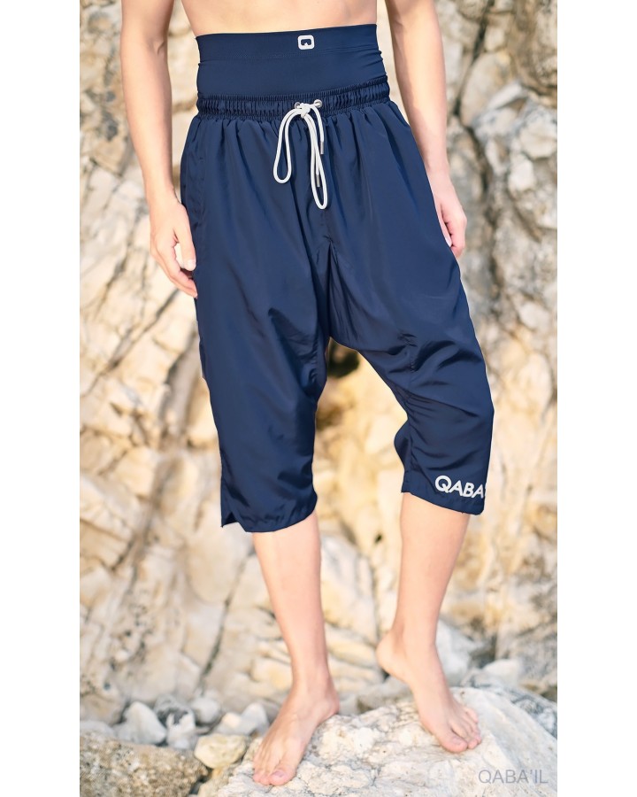 Bathing saroual - Midnight blue - Qabail