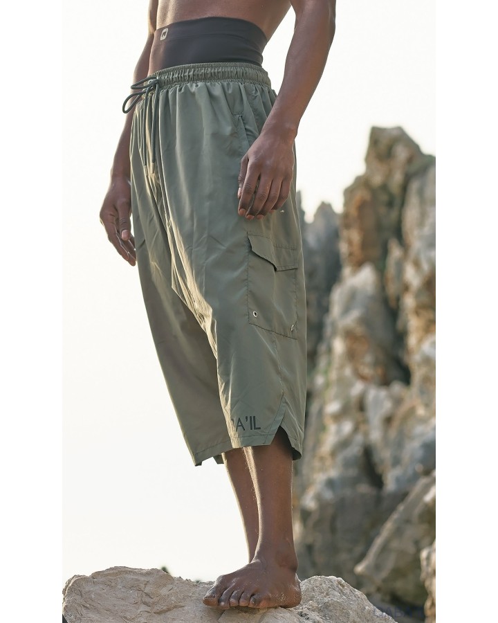 Badeshorts - khaki - Qabail