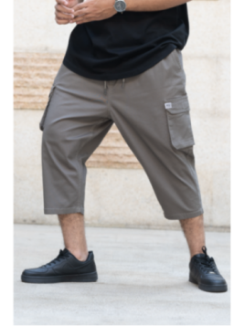 Saroual Cargo Pant - khaki...