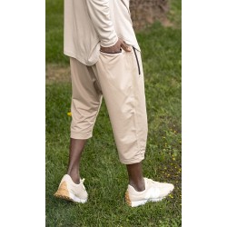 Sarouel Pantacourt Léger - Beige - Qabail