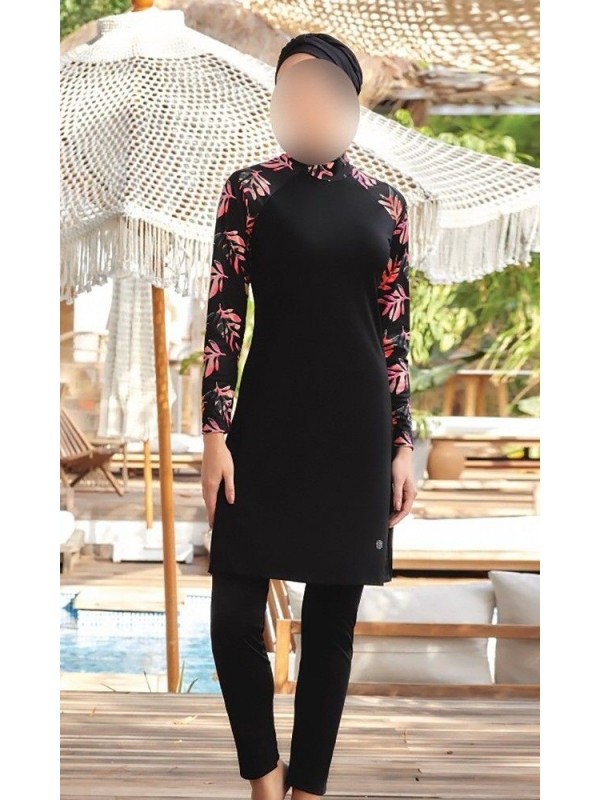 burkini cor-de-rosa