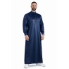 Qamis Saoudien Bleu Marine - Satiné Precious