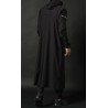 Qamis Long Eminence - Noir broderie Doré - Qabail