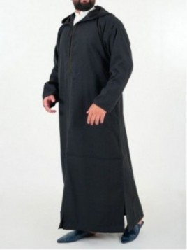 Moroccan Djellaba Mlifa -...