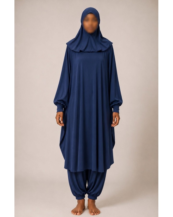 Burkini - badjilbab - Blå - 2019