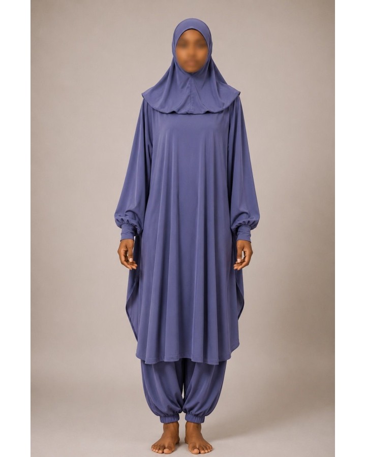 Burkini - jilbab de bain - violet- 2019