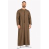 Lichtbruine Emirati Qamis - Katoen