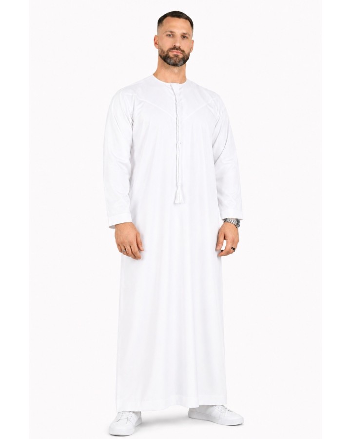 Qamis emiratini bianchi - Cotone