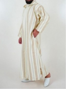 Djellaba marocchino a righe...