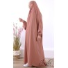Jilbab 1 Pièce Taupe clair 2567 - Microfibre - Jamila