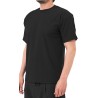 T-shirt oversized Waffle QTT3001 noir - Qabail